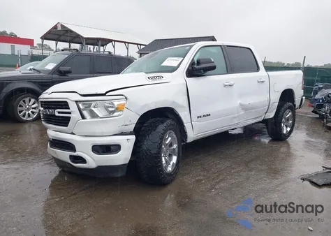 2019 Ram 1500 Big Horn/Lone Star z USA, uszkodzony, nr VIN 1C6SRFFT2KN644776